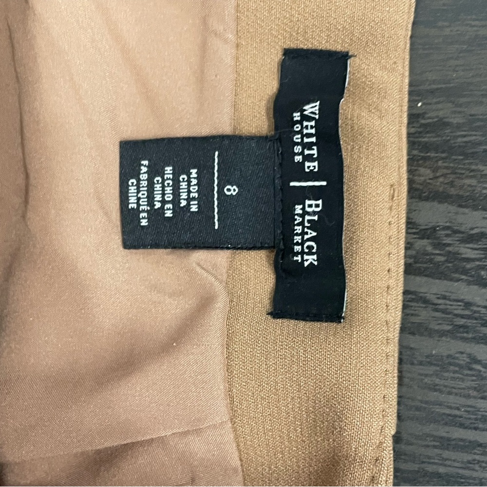 White House Black Market Tan Pencil Skirt - Picture 2 of 5